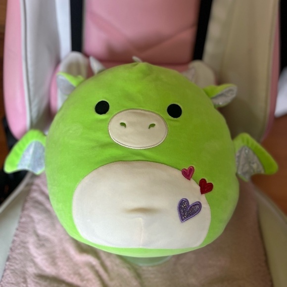 Dominic green dragon Valentine's Day 2021 Squishmallow - Picture 5 of 5